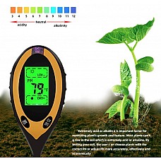 جهاز إلكتروني لقياس خصائص التربة (4 في 1)