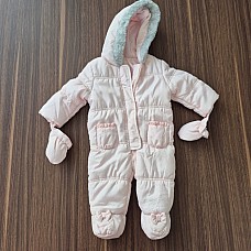 Combinaison d’hiver bébé fille – BHS taille 3–6 mois (68 cm)