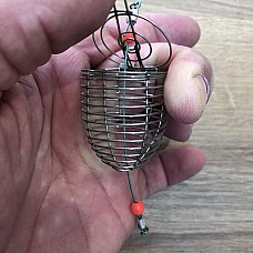 Cage Feeder Pêche Métallique – Lance Appât Carpe & Poisson Blanc