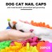 اغطية مخالب القطط و الكلاب. ملونة وناعمة ضد الخدش