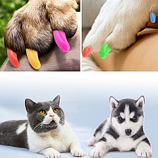 اغطية مخالب القطط و الكلاب. ملونة وناعمة ضد الخدش