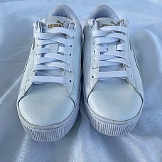 Baskets PUMA – blanches – pointure 37