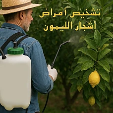 زيارة ميدانية لتشخيص أمراض أشجار الليمون و القوارص