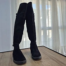 Cuissardes daim – pointure 36